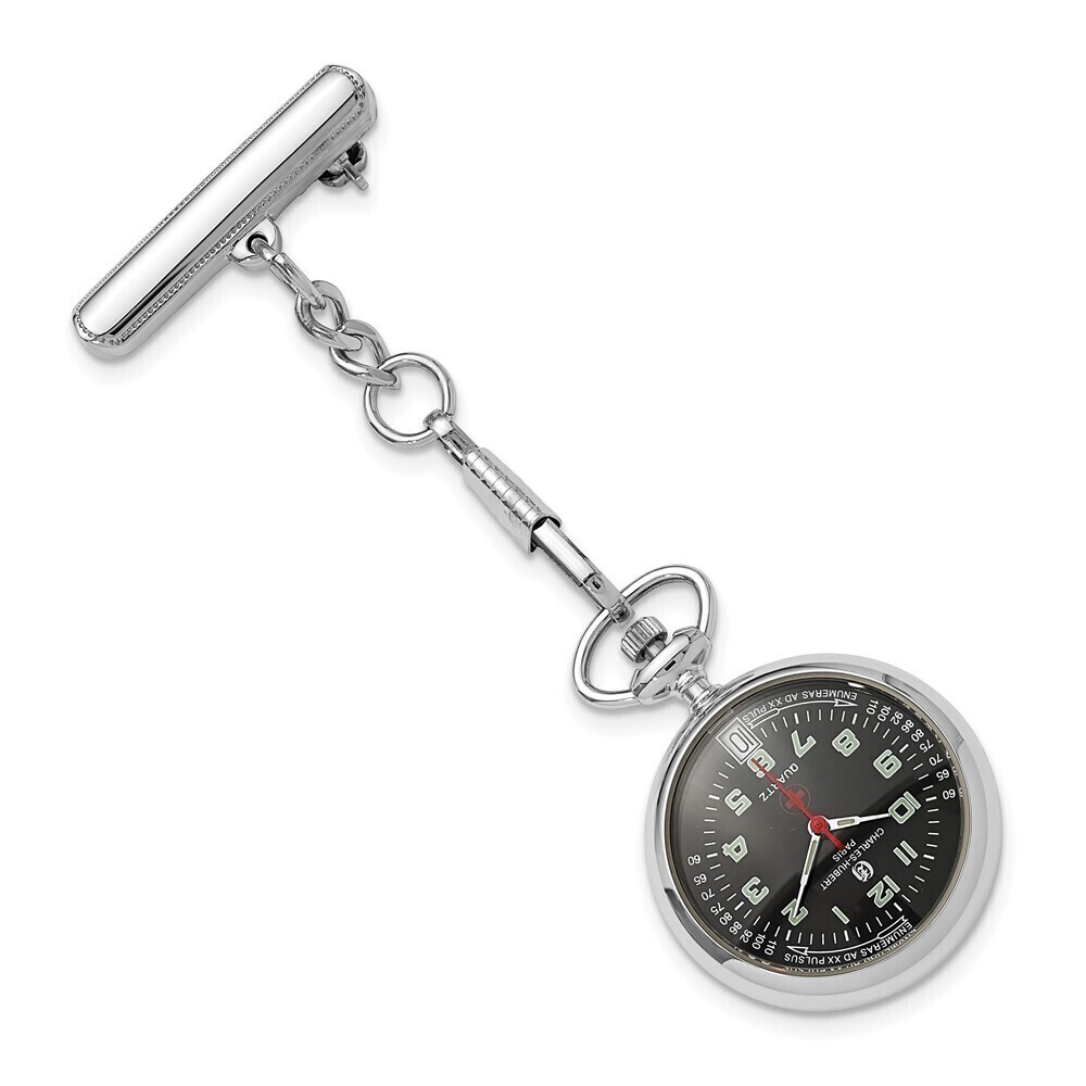 Kazi Luxury Charles Hubert Black Dial Pin Nurse Watch